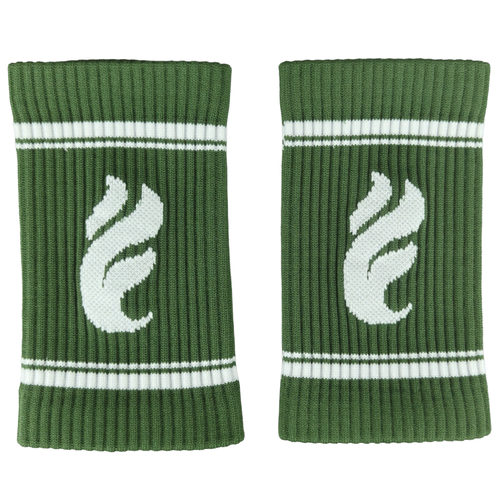 Munhequeira Canelada - Dark Green